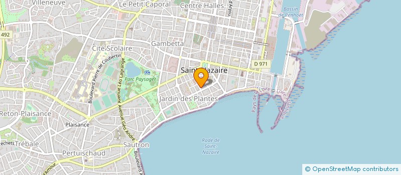 localisation de l'entreprise EWICK à SAINT-NAZAIRE