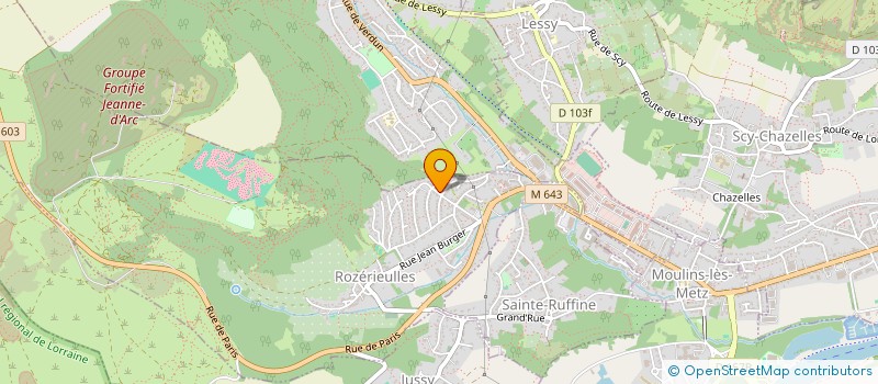 localisation de l'entreprise EWIGKEIT  ROZERIEULLES