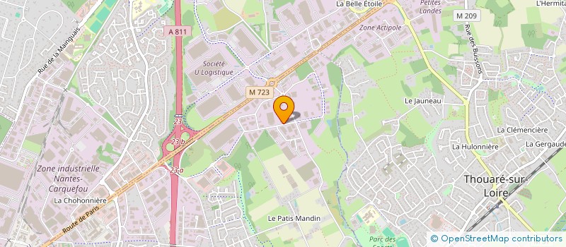 localisation de l'entreprise EWINGS  SAINTE-LUCE-SUR-LOIRE