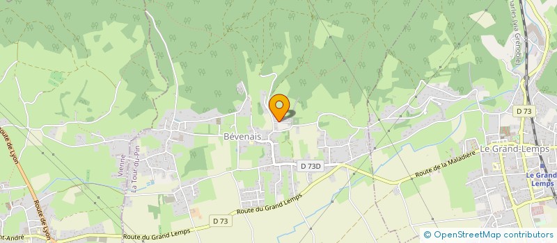 localisation de l'entreprise EWL IMMO  BEVENAIS