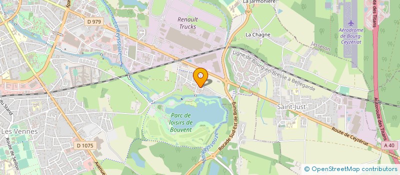 localisation de l'entreprise EWM à BOURG-EN-BRESSE