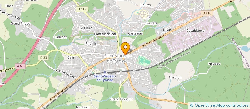 localisation de l'entreprise EWODO à SAINT-VINCENT-DE-TYROSSE