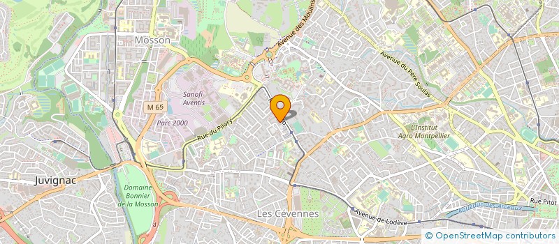 localisation de l'entreprise EWR AUTO  MONTPELLIER