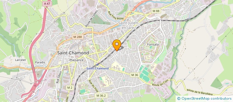 localisation de l'entreprise EWS CONSULT à SAINT-CHAMOND