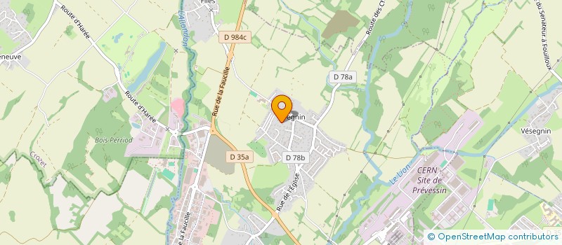localisation de l'entreprise EWS IMMOBILIER à SAINT-GENIS-POUILLY