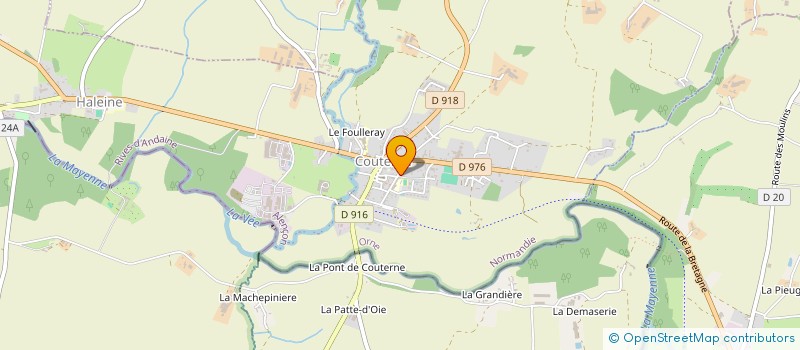 localisation de l'entreprise EWZ ESPORT  RIVES D'ANDAINE