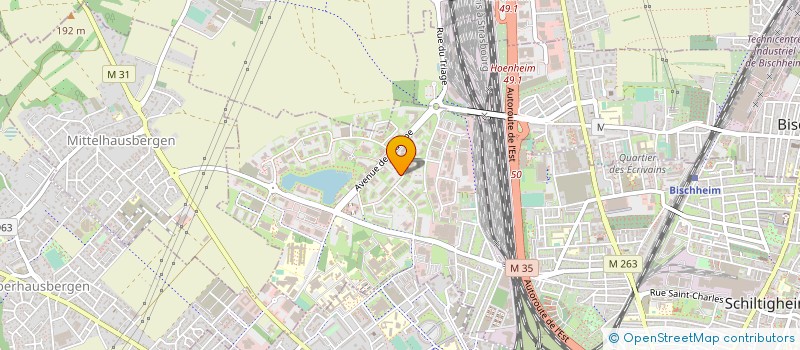 localisation de l'entreprise EWZ PARC EOLIEN GRAINCOURT  SCHILTIGHEIM