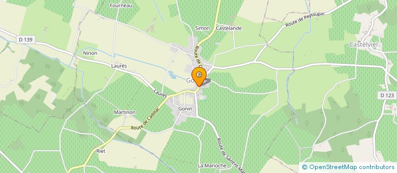 localisation de l'entreprise EX-AEQUO  GORNAC