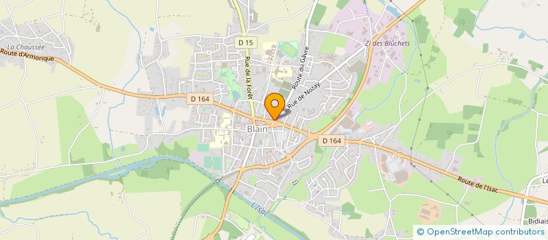localisation de l'entreprise EX AEQUO à BLAIN