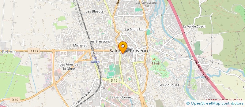 localisation de l'entreprise EX AEQUO à SALON-DE-PROVENCE