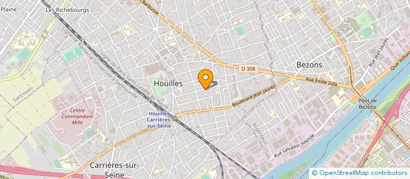 localisation de l'entreprise EX ANTE INTELLIGENCE ECONOMIQUE à HOUILLES