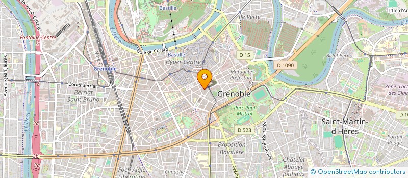 localisation de l'entreprise EX - ARCHI à GRENOBLE