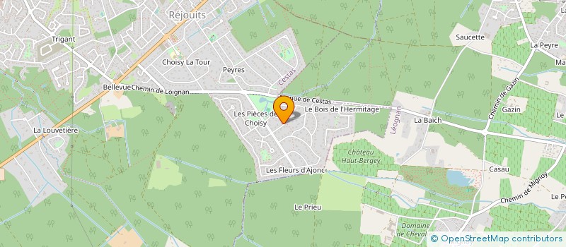 localisation de l'entreprise EX-B  CESTAS