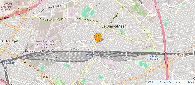 localisation de l'entreprise EX-BAT-IM  DRANCY