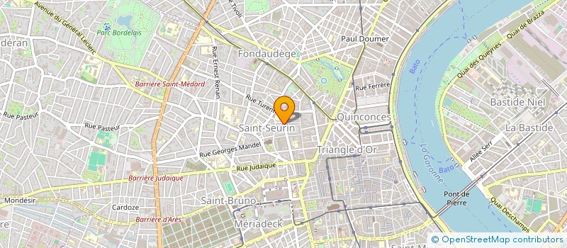 localisation de l'entreprise EX. COIF  BORDEAUX