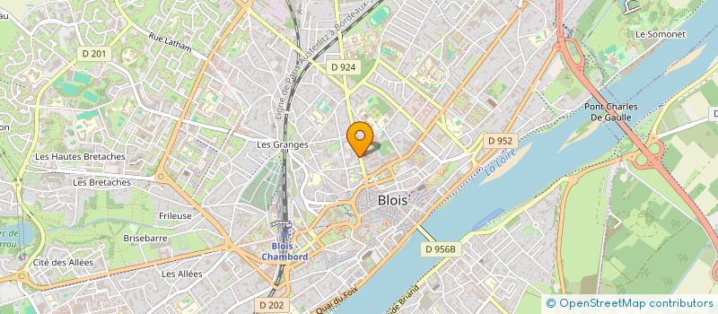 localisation de l'entreprise EX ECHOS  BLOIS