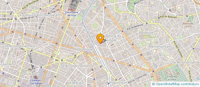 localisation de l'entreprise EX-FOR  PARIS