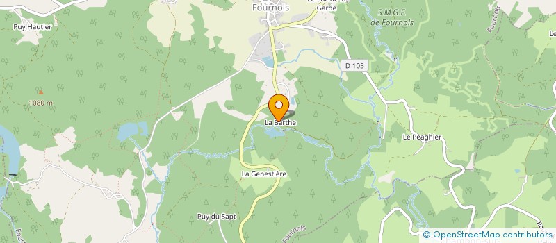 localisation de l'entreprise EX.FOR.63  ECHANDELYS