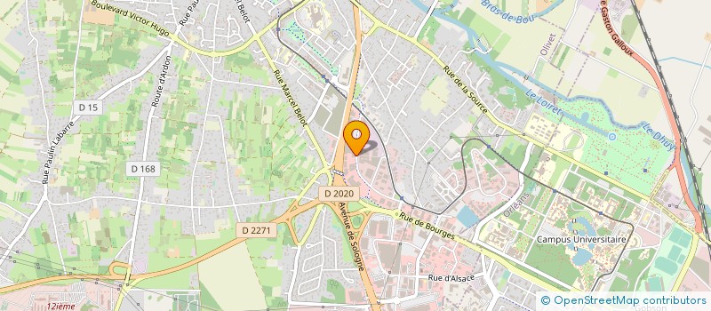 localisation de l'entreprise EX'IM CENTRE à OLIVET
