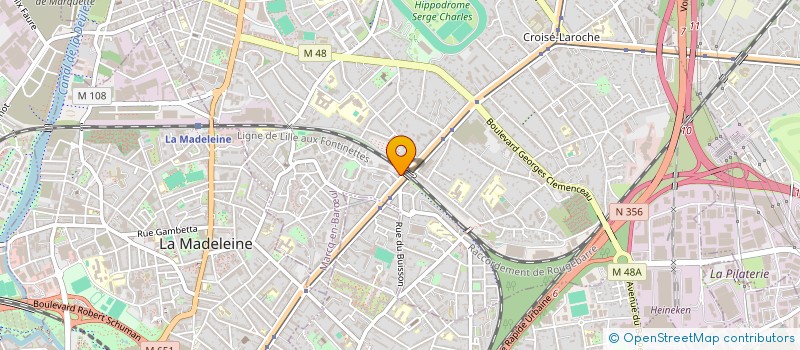 localisation de l'entreprise EX'IM EXPERTISES à MARCQ-EN-BARŒUL