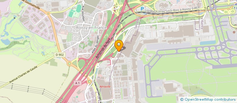 localisation de l'entreprise EX-IM FRANCE à ROISSY-EN-FRANCE