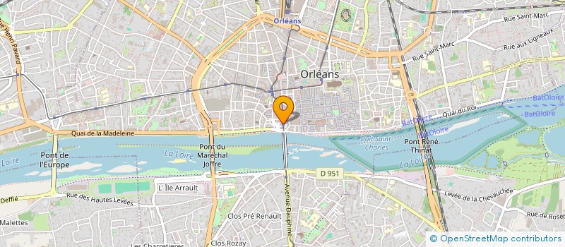 localisation de l'entreprise EX LIBRIS à ORLEANS