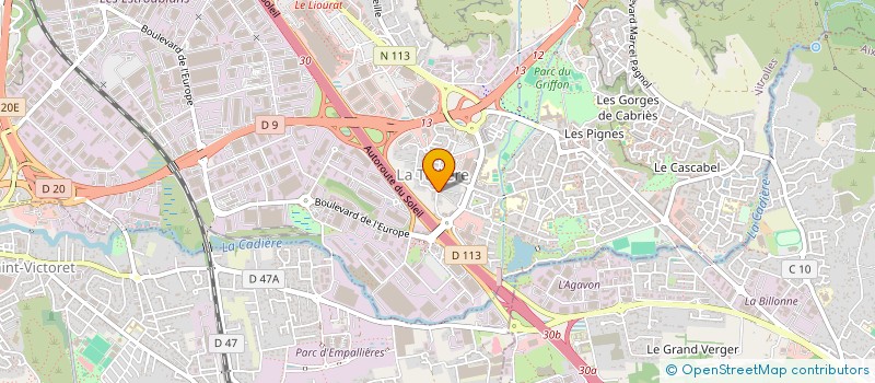 localisation de l'entreprise EX LIBRIS SNC à VITROLLES
