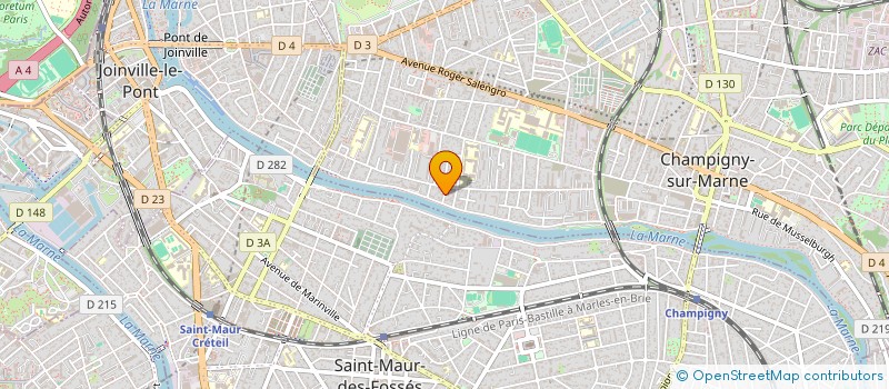 localisation de l'entreprise EX MACHINA à CHAMPIGNY-SUR-MARNE