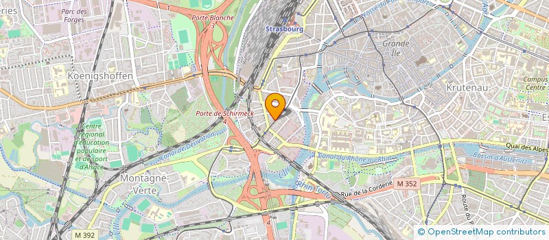 localisation de l'entreprise EX METAL  STRASBOURG