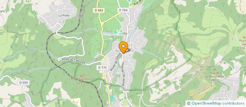 localisation de l'entreprise EX NUNC  NOHANENT