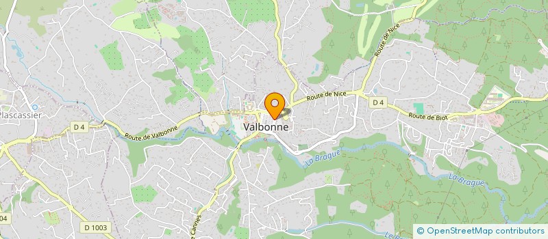 localisation de l'entreprise EX PAGINA à VALBONNE