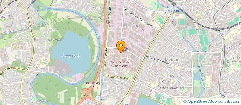localisation de l'entreprise EX'PO DESIGN à STRASBOURG