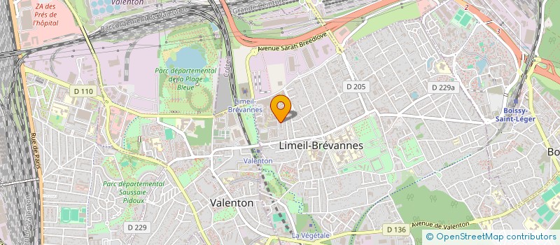 localisation de l'entreprise EX-POSE à LIMEIL-BREVANNES
