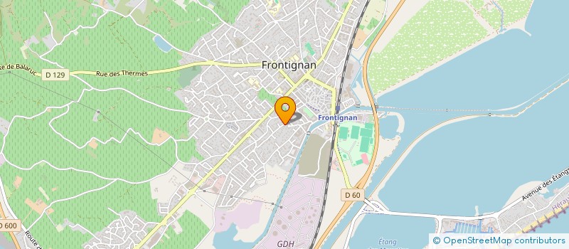 localisation de l'entreprise EX-PRESSION à FRONTIGNAN