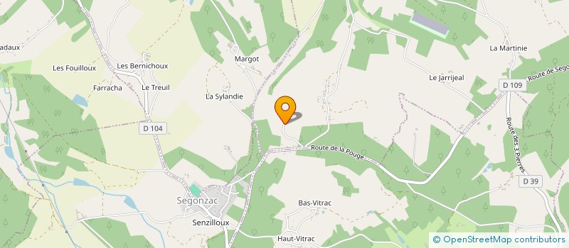 localisation de l'entreprise EX'PRIM  MENSIGNAC