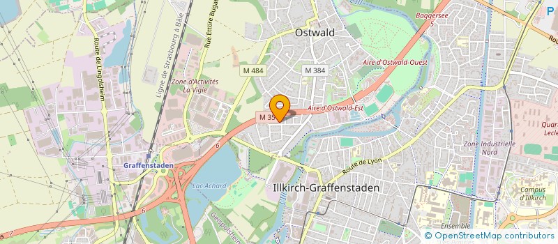 localisation de l'entreprise EX-SPORT  OSTWALD