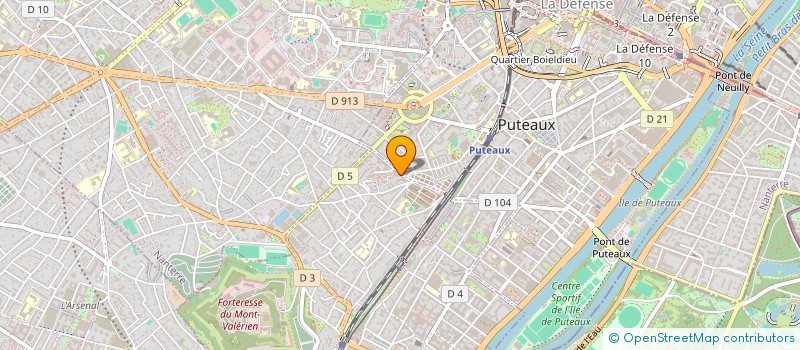 localisation de l'entreprise EX STAR à SURESNES