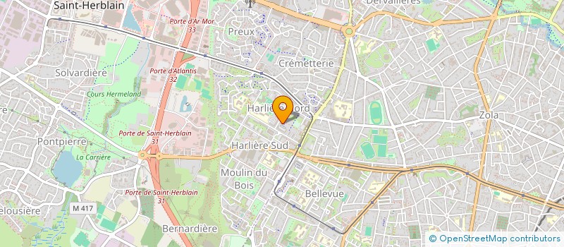 localisation de l'entreprise EX TENSION à SAINT-HERBLAIN