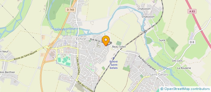 localisation de l'entreprise EX-TENSION  ECHIRE