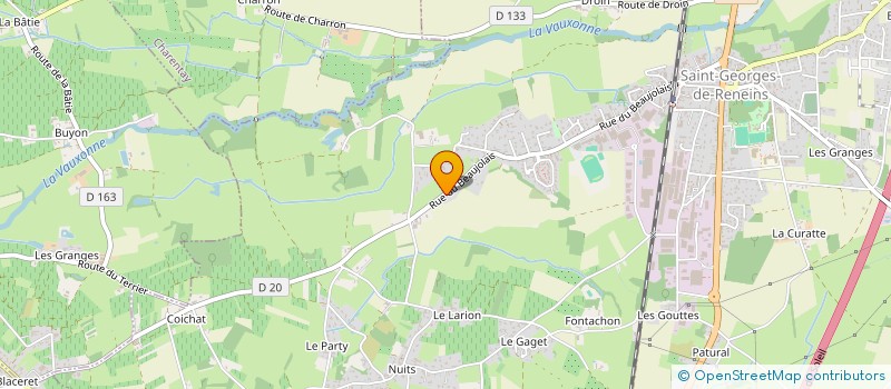 localisation de l'entreprise EX VOTO  SAINT-GEORGES-DE-RENEINS