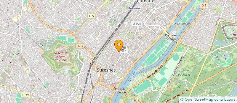 localisation de l'entreprise EX2 ENGINEERING & MANAGEMENT à SURESNES