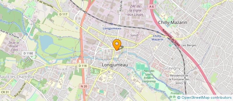 localisation de l'entreprise EX2PO à LONGJUMEAU
