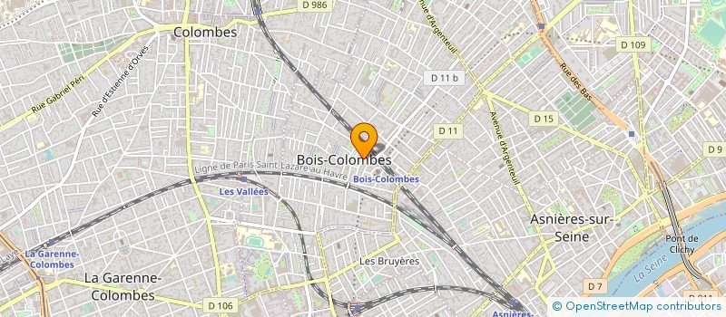 localisation de l'entreprise EXA CONSULTING à BOIS-COLOMBES