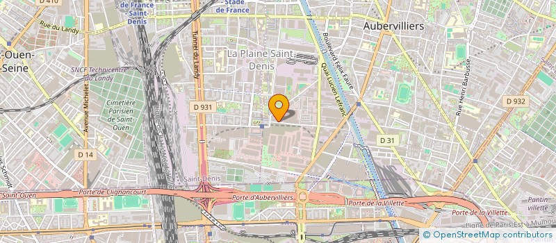 localisation de l'entreprise EXA INFRASTRUCTURE FRANCE II SAS à AUBERVILLIERS