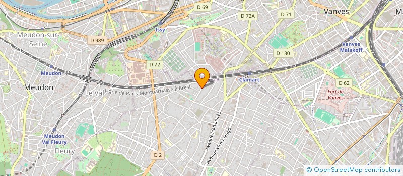 localisation de l'entreprise EXABUILDER à CLAMART