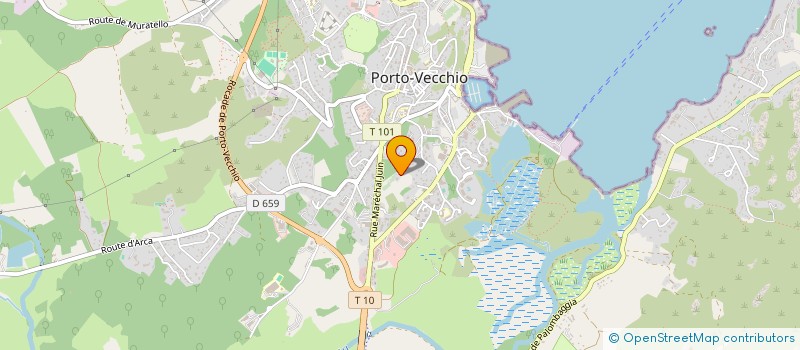 localisation de l'entreprise EXABURO à PORTO-VECCHIO