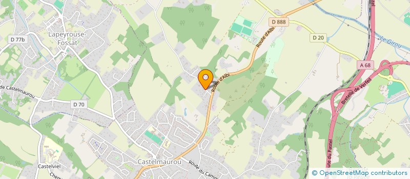 localisation de l'entreprise EXACCT  CASTELMAUROU