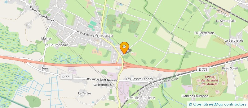 localisation de l'entreprise EXACLIM DISTRIBUTION  SAVENAY