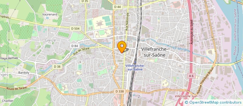 localisation de l'entreprise EXACT ACOUSTIQUE  VILLEFRANCHE-SUR-SAONE