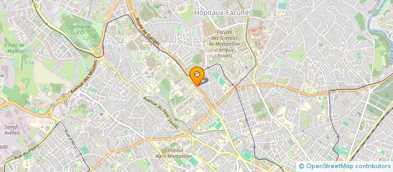 localisation de l'entreprise EXACT IMMO à MONTPELLIER